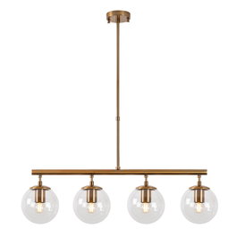 Opviq Lámpara de araña Fazli - 10440 Vintage Cobre